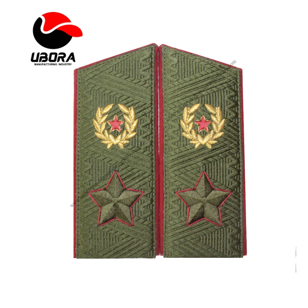 Soviet GENERAL daily overcoat shoulder boards  Suppliers Wholesale French Gold shoulder board
